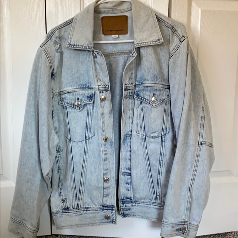 Boyfriend fit jean jacket